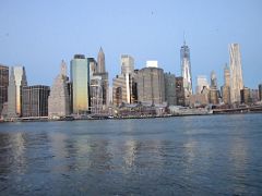 New York City Financial District At Sunrise From Brooklyn Heights